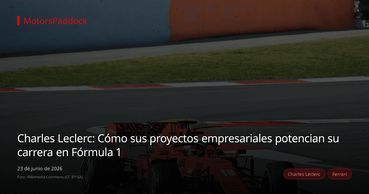 Charles Leclerc: Cómo sus proyectos empresariales potencian su carrera en Fórmula 1