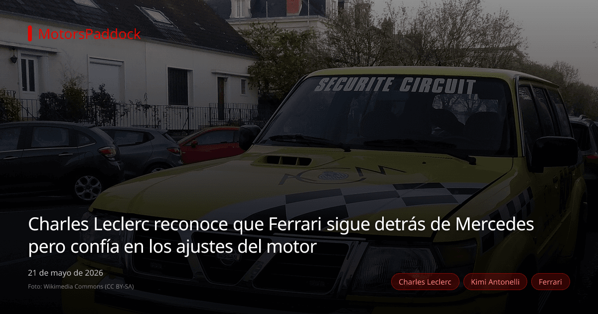 Charles Leclerc reconoce que Ferrari sigue detrás de Mercedes pero confía en los ajustes del motor