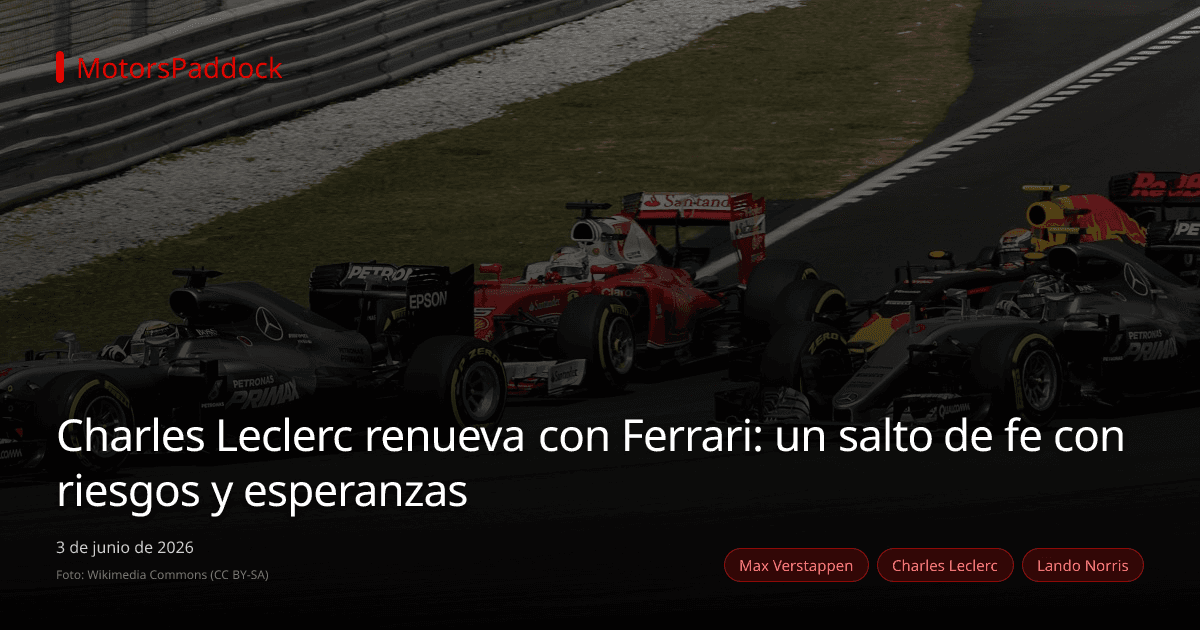 Charles Leclerc renueva con Ferrari: un salto de fe con riesgos y esperanzas