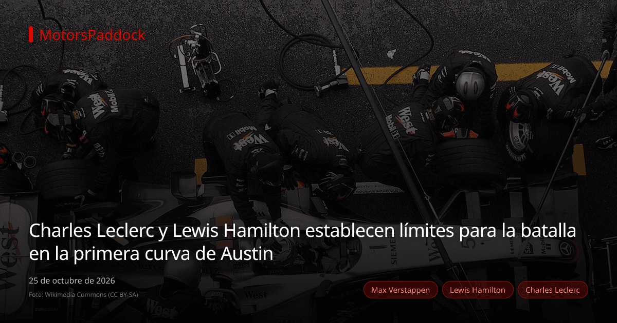 Charles Leclerc y Lewis Hamilton establecen límites para la batalla en la primera curva de Austin