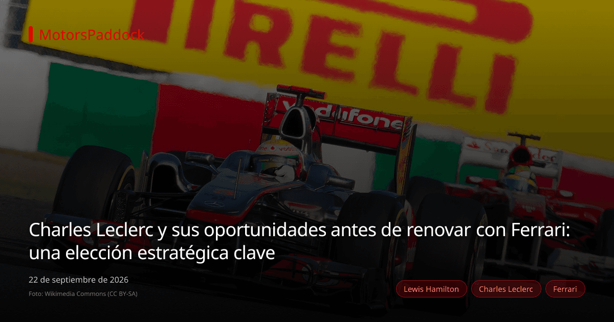 Charles Leclerc y sus oportunidades antes de renovar con Ferrari: una elección estratégica clave