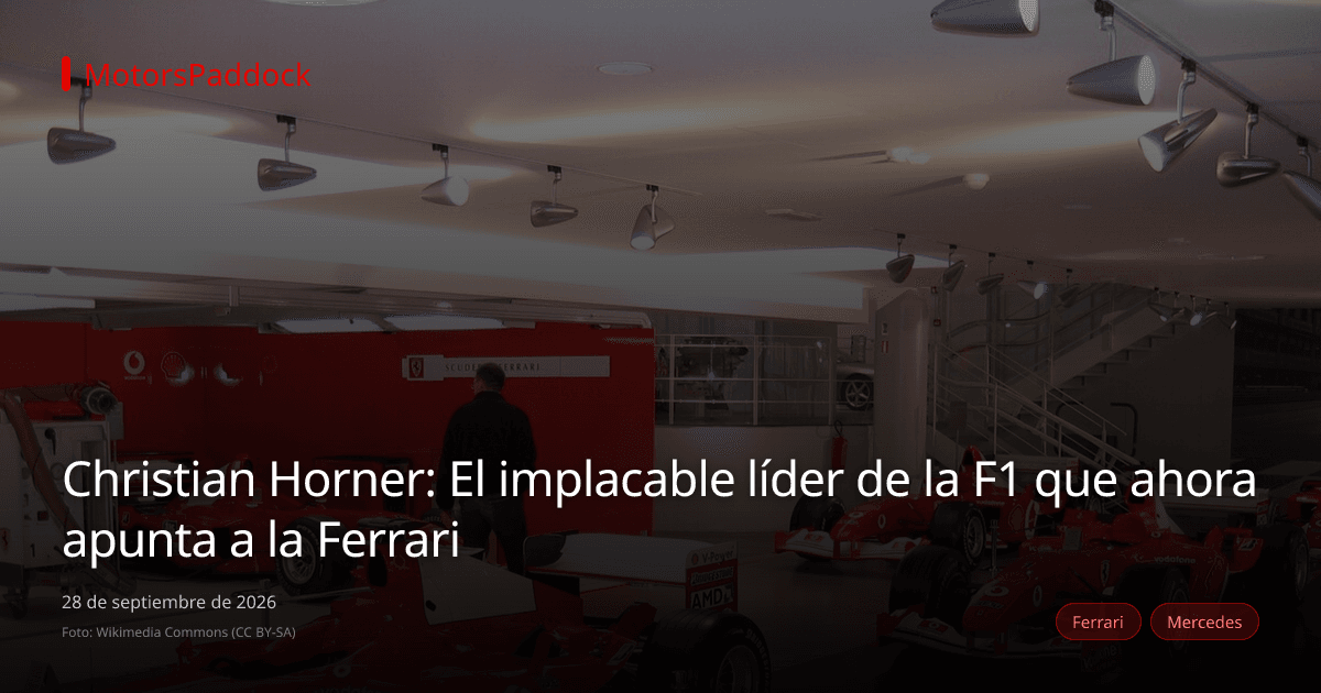 Christian Horner: El implacable líder de la F1 que ahora apunta a la Ferrari