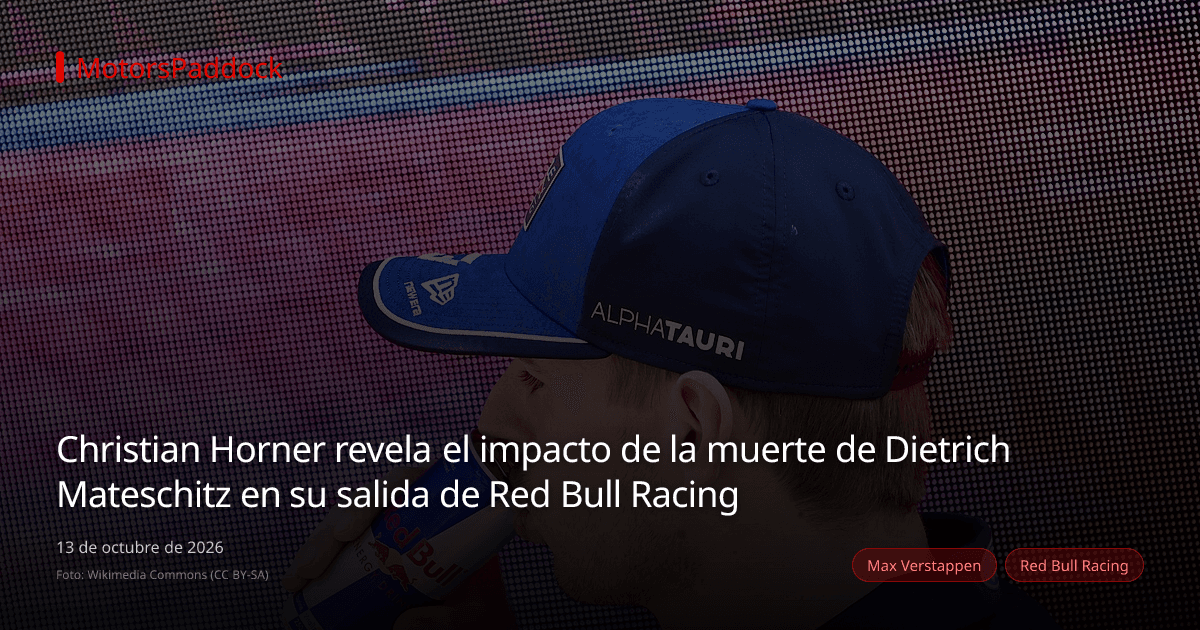 Christian Horner revela el impacto de la muerte de Dietrich Mateschitz en su salida de Red Bull Racing