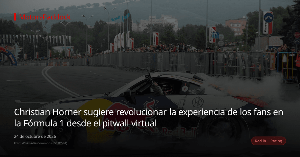 Christian Horner sugiere revolucionar la experiencia de los fans en la Fórmula 1 desde el pitwall virtual