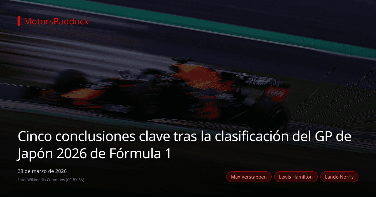 Cinco conclusiones clave tras la clasificación del GP de Japón 2026 de Fórmula 1