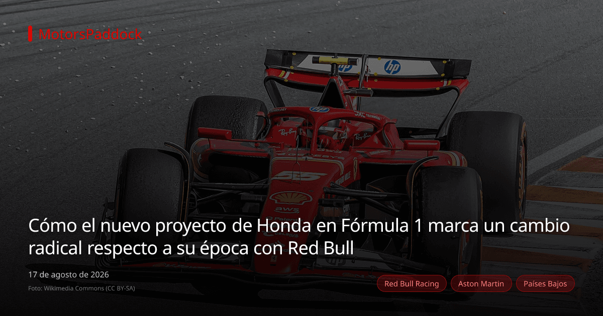 Cómo el nuevo proyecto de Honda en Fórmula 1 marca un cambio radical respecto a su época con Red Bull