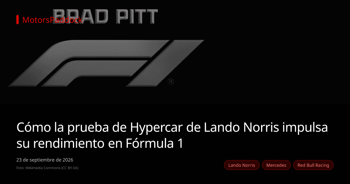 Cómo la prueba de Hypercar de Lando Norris impulsa su rendimiento en Fórmula 1