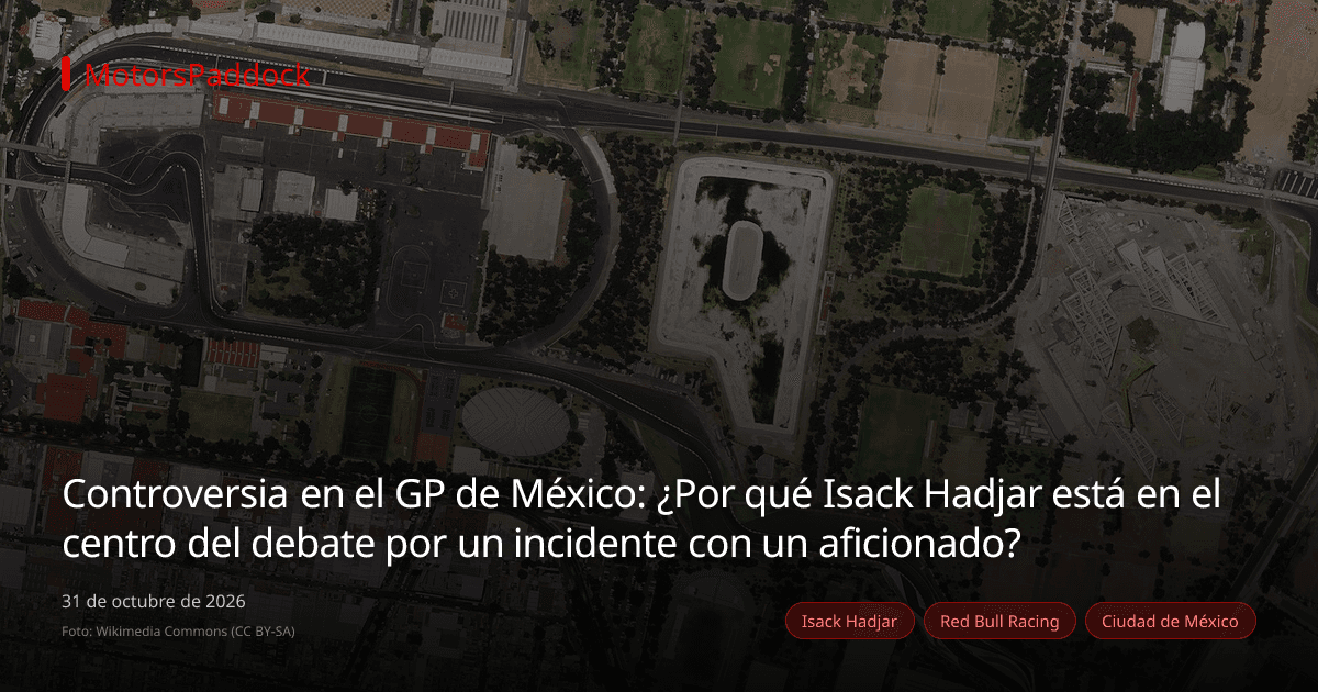 Controversia en el GP de México: ¿Por qué Isack Hadjar está en el centro del debate por un incidente con un aficionado?