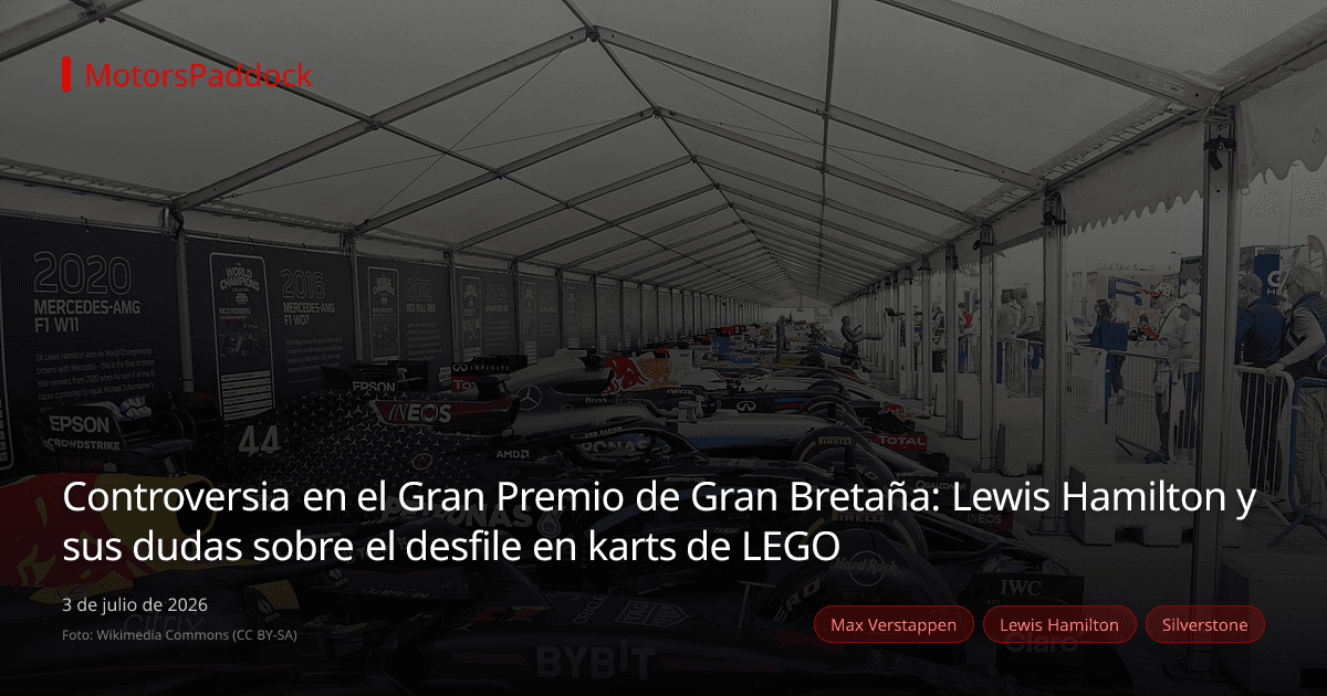 Controversia en el Gran Premio de Gran Bretaña: Lewis Hamilton y sus dudas sobre el desfile en karts de LEGO