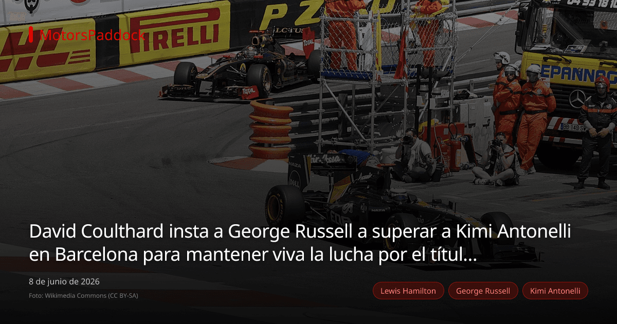 David Coulthard insta a George Russell a superar a Kimi Antonelli en Barcelona para mantener viva la lucha por el título de F1
