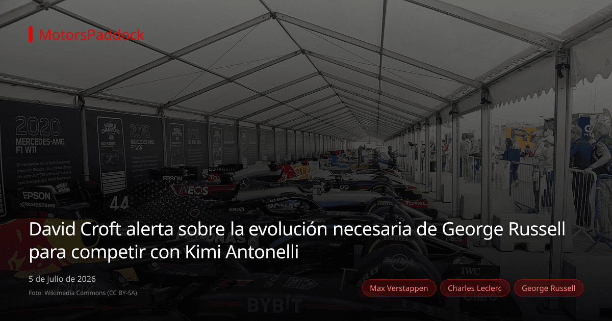 David Croft alerta sobre la evolución necesaria de George Russell para competir con Kimi Antonelli