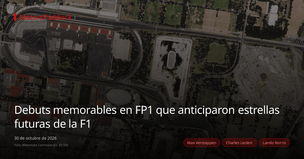 Debuts memorables en FP1 que anticiparon estrellas futuras de la F1