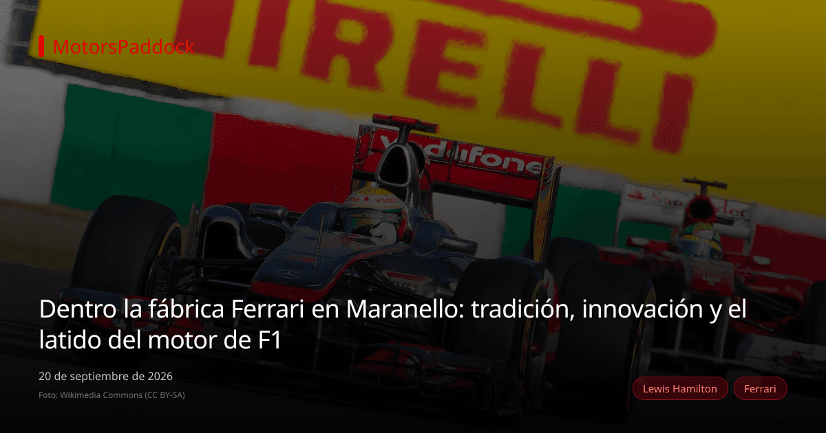 Dentro la fábrica Ferrari en Maranello: tradición, innovación y el latido del motor de F1