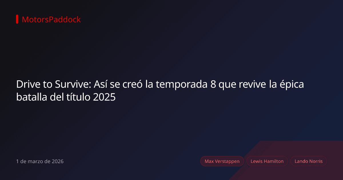 Drive to Survive: Así se creó la temporada 8 que revive la épica batalla del título 2025