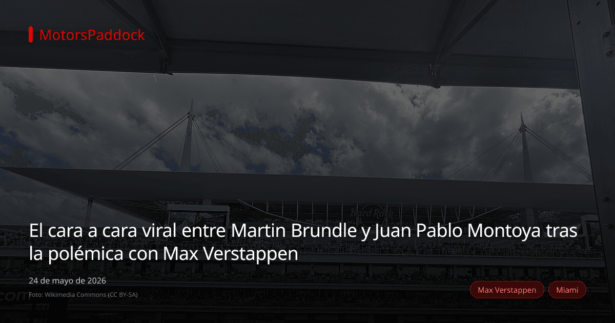 El cara a cara viral entre Martin Brundle y Juan Pablo Montoya tras la polémica con Max Verstappen