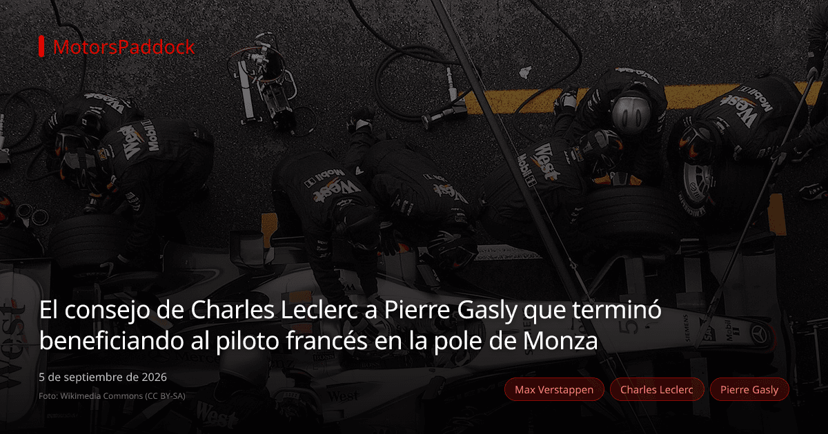 El consejo de Charles Leclerc a Pierre Gasly que terminó beneficiando al piloto francés en la pole de Monza