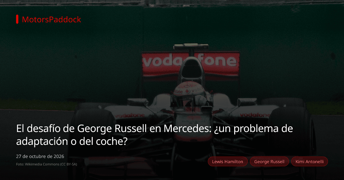 El desafío de George Russell en Mercedes: ¿un problema de adaptación o del coche?