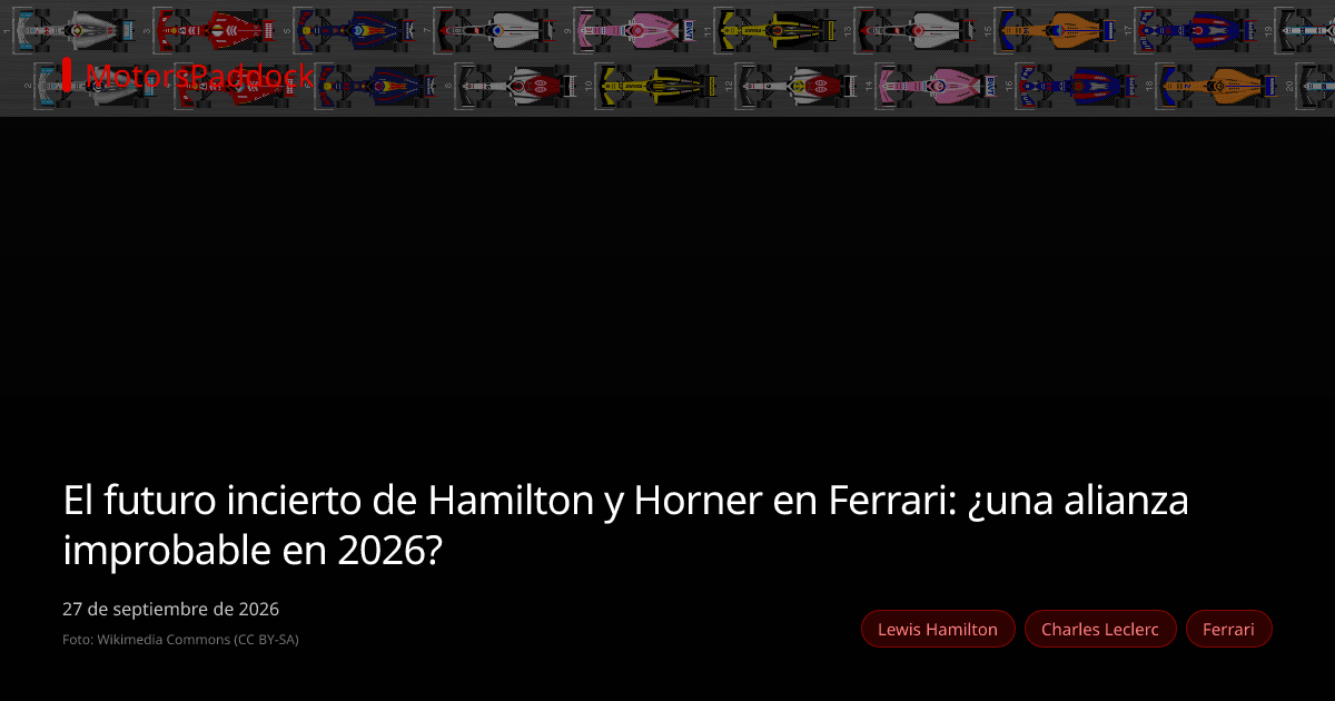 El futuro incierto de Hamilton y Horner en Ferrari: ¿una alianza improbable en 2026?