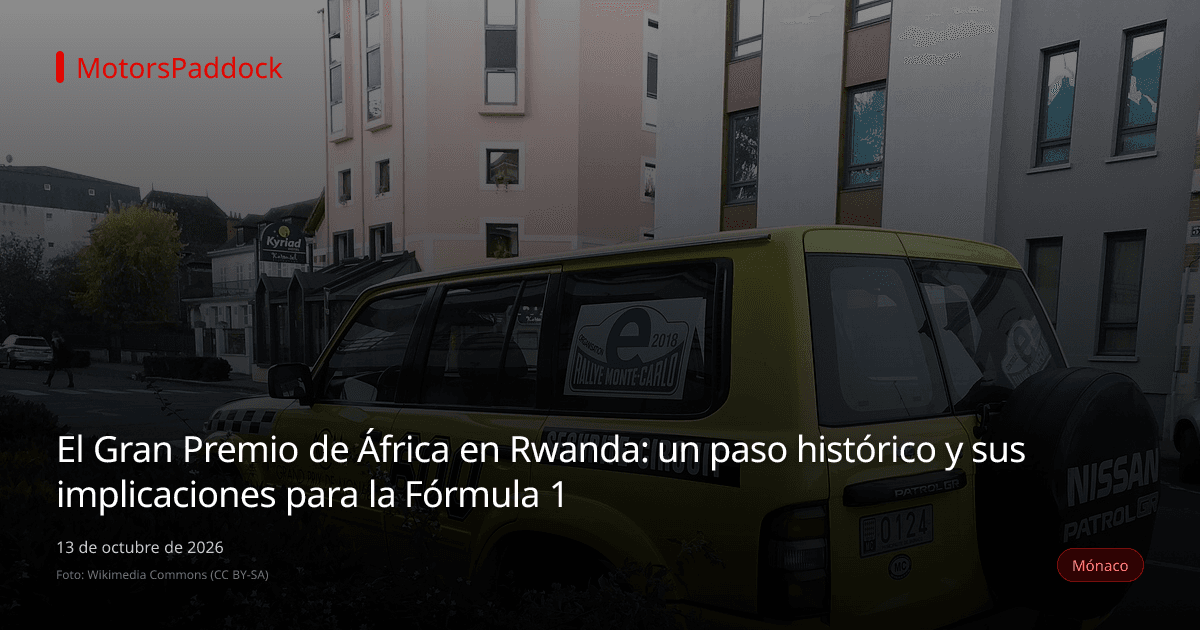 El Gran Premio de África en Rwanda: un paso histórico y sus implicaciones para la Fórmula 1