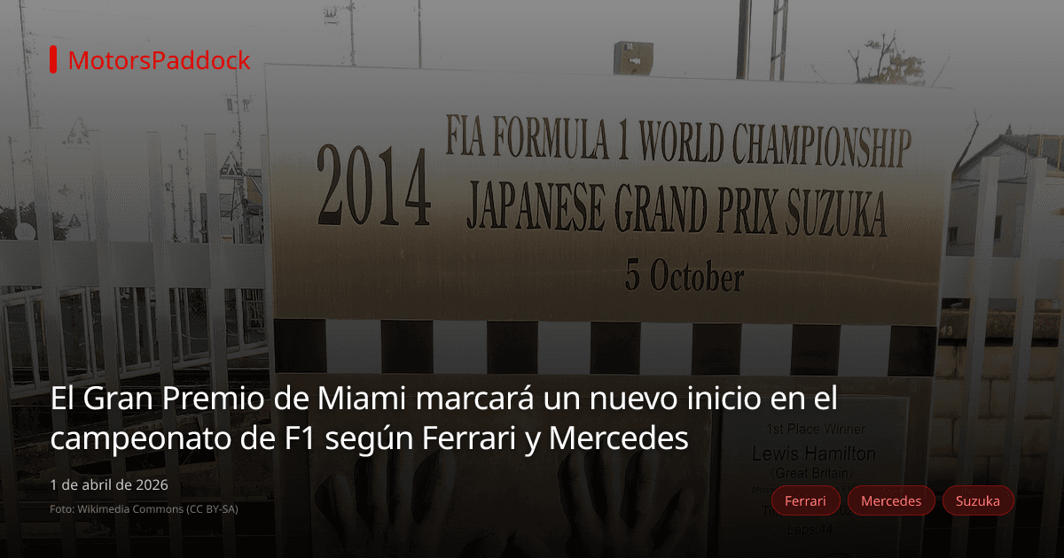 El Gran Premio de Miami marcará un nuevo inicio en el campeonato de F1 según Ferrari y Mercedes