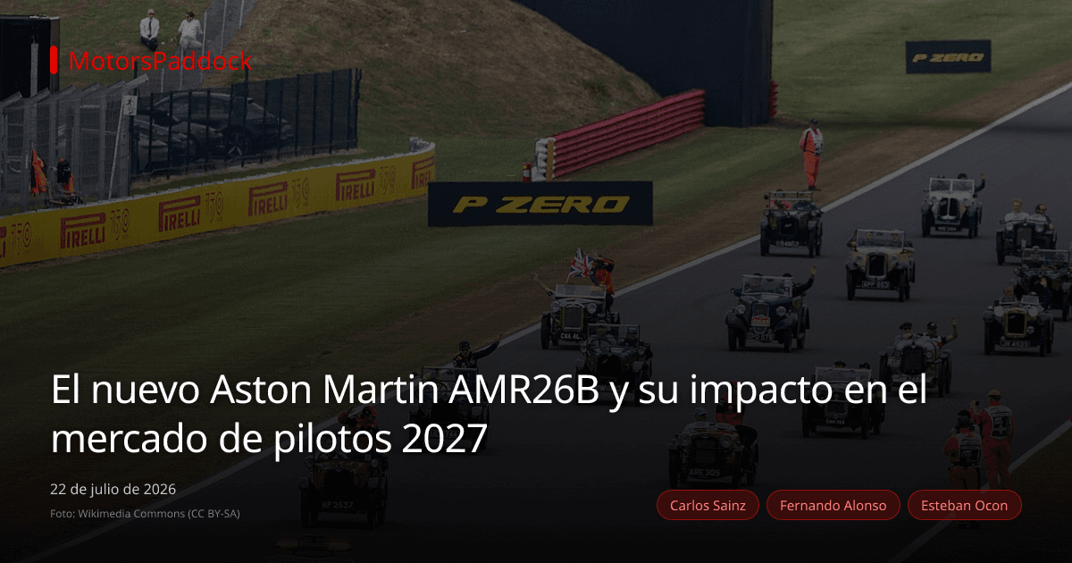 El nuevo Aston Martin AMR26B y su impacto en el mercado de pilotos 2027