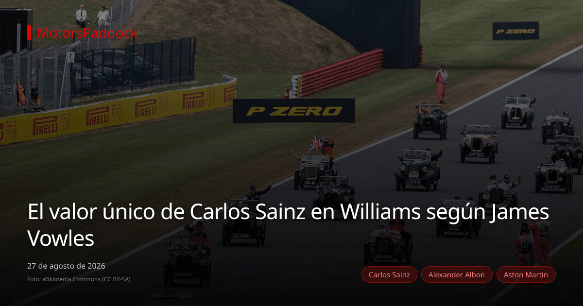 El valor único de Carlos Sainz en Williams según James Vowles