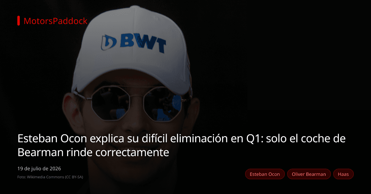 Esteban Ocon explica su difícil eliminación en Q1: solo el coche de Bearman rinde correctamente