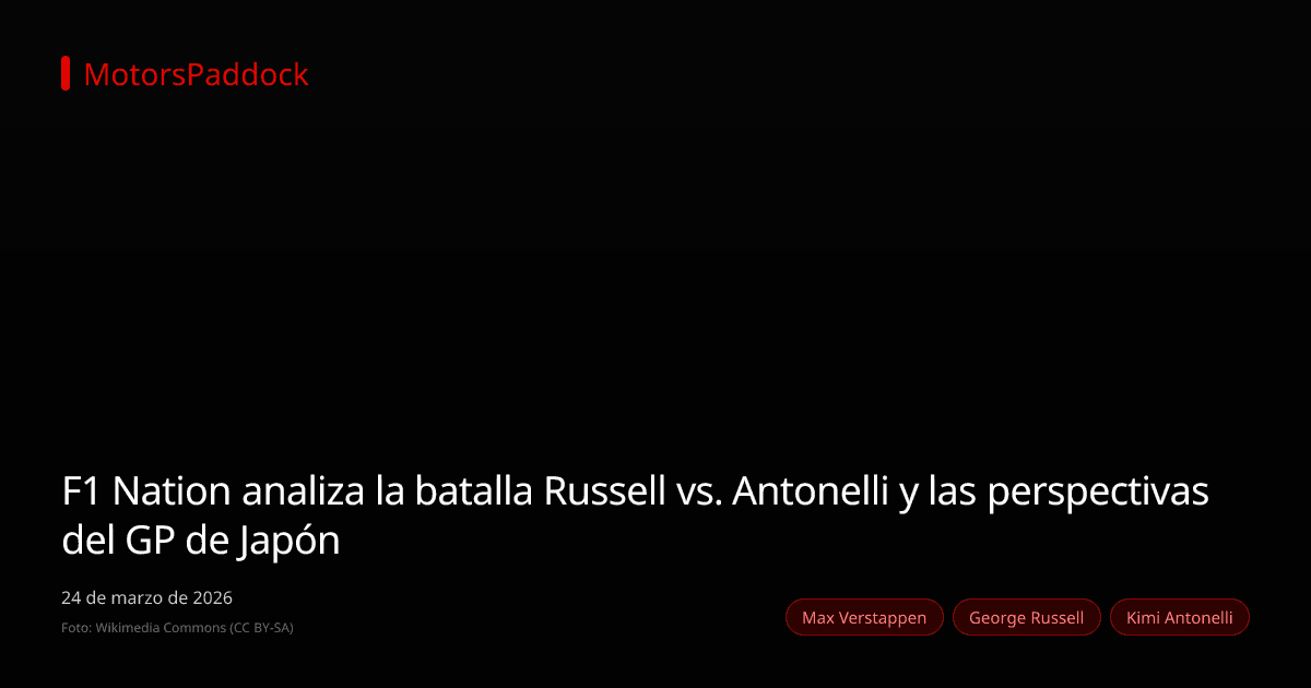 F1 Nation analiza la batalla Russell vs. Antonelli y las perspectivas del GP de Japón