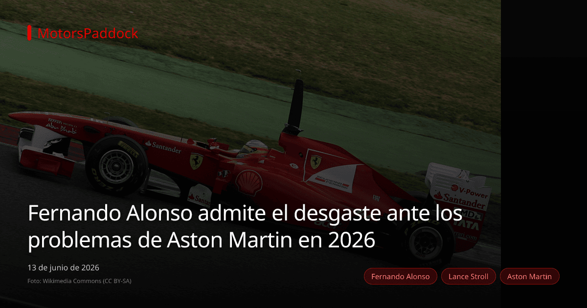 Fernando Alonso admite el desgaste ante los problemas de Aston Martin en 2026