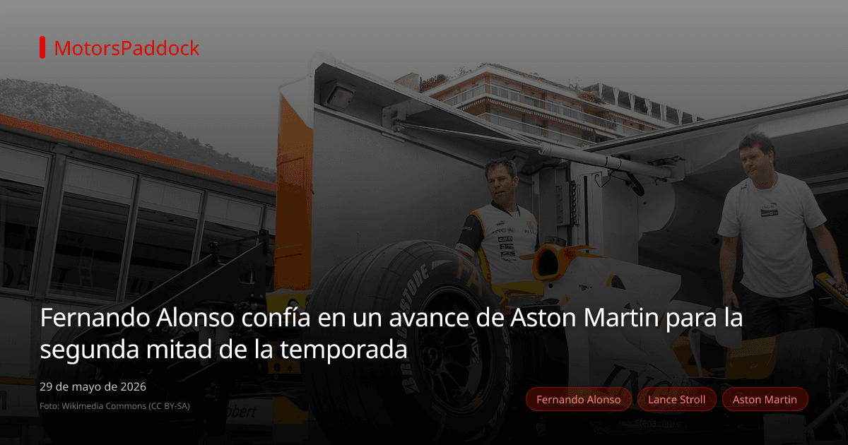 Fernando Alonso confía en un avance de Aston Martin para la segunda mitad de la temporada