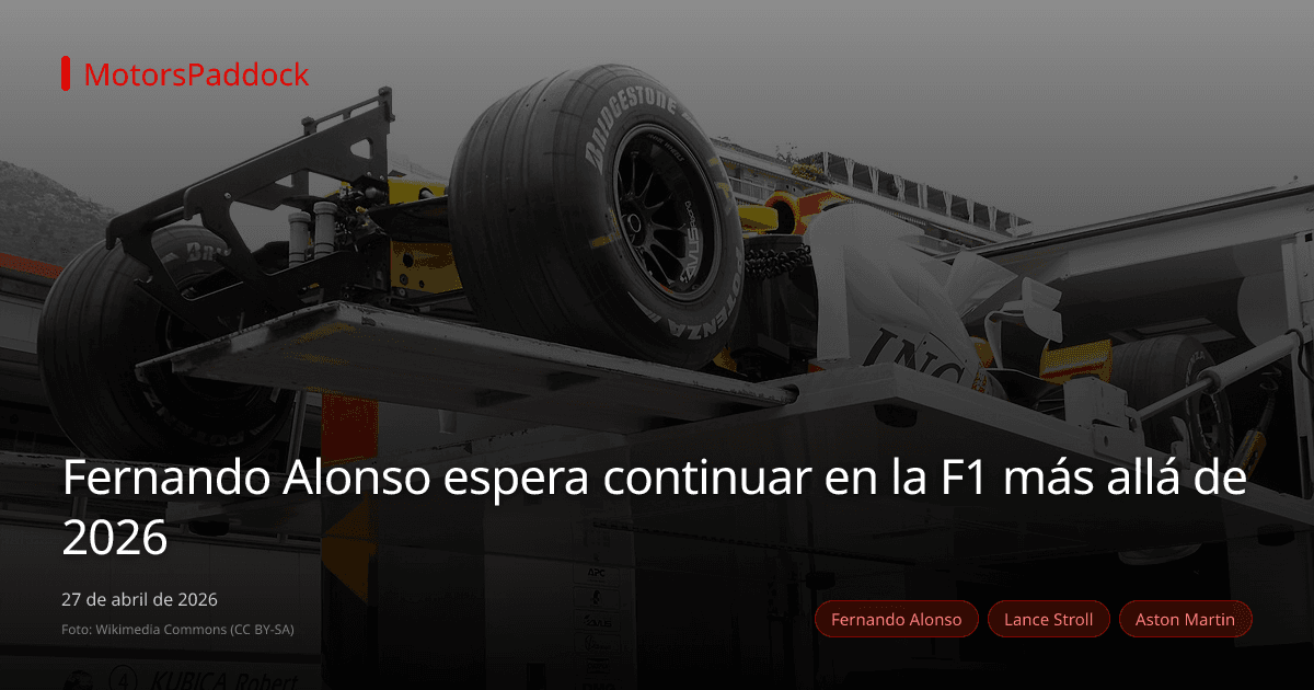 Fernando Alonso espera continuar en la F1 más allá de 2026