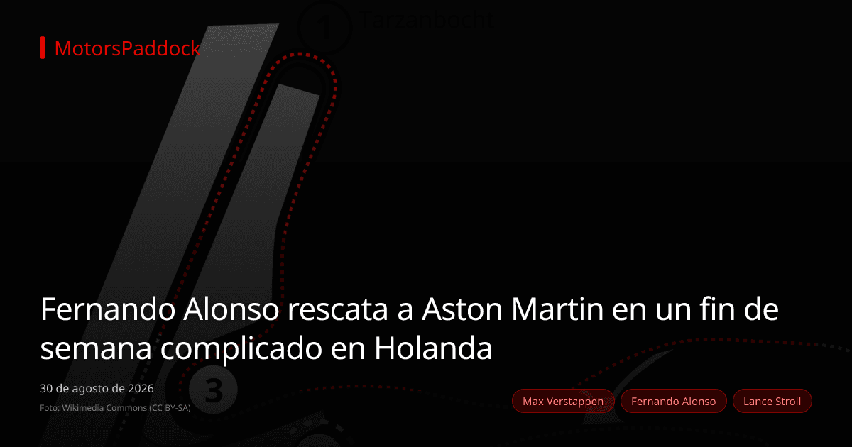 Fernando Alonso rescata a Aston Martin en un fin de semana complicado en Holanda
