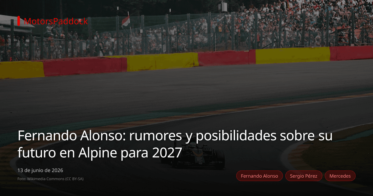 Fernando Alonso: rumores y posibilidades sobre su futuro en Alpine para 2027