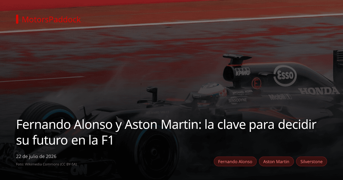 Fernando Alonso y Aston Martin: la clave para decidir su futuro en la F1