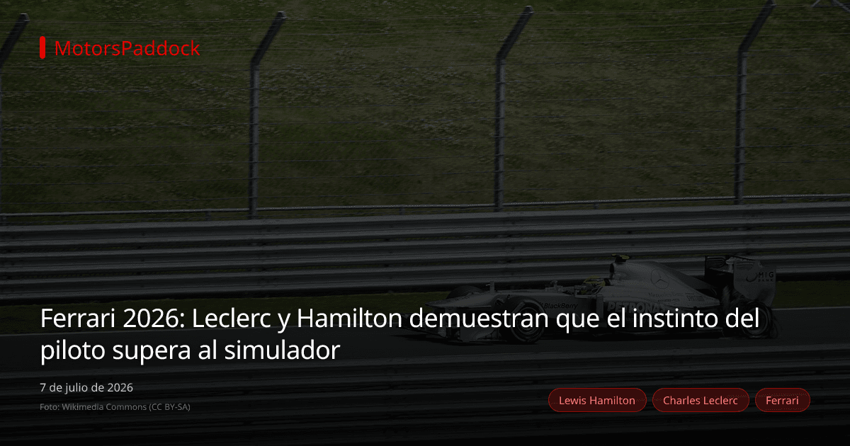 Ferrari 2026: Leclerc y Hamilton demuestran que el instinto del piloto supera al simulador