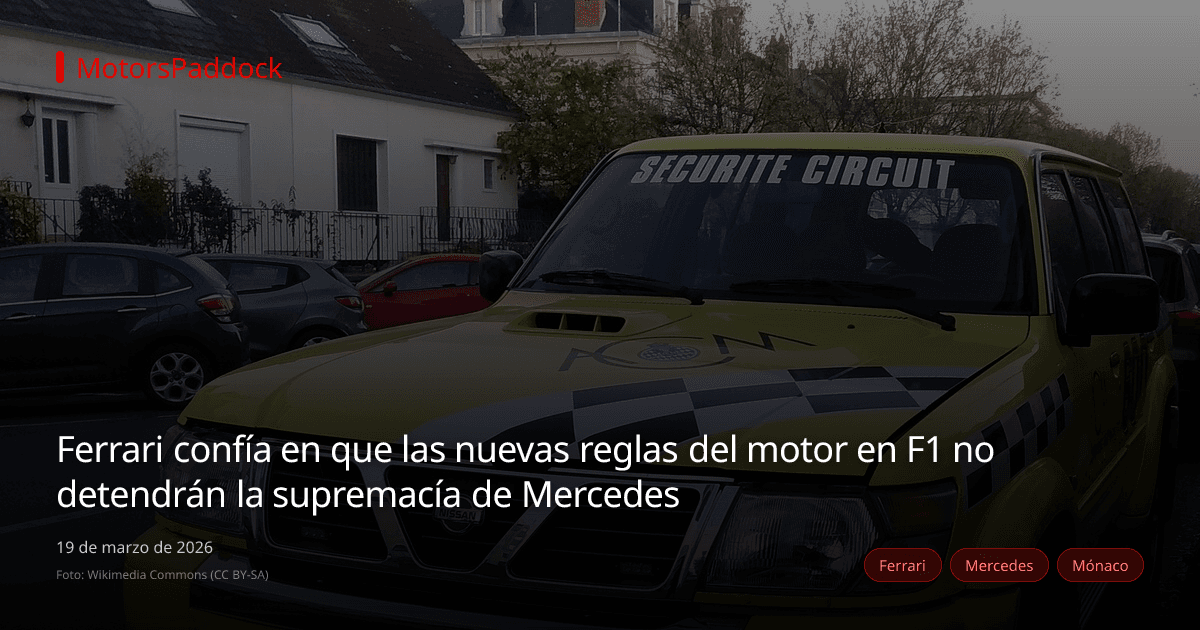 Ferrari confía en que las nuevas reglas del motor en F1 no detendrán la supremacía de Mercedes