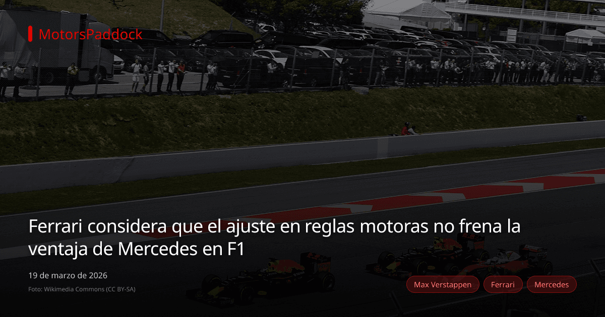 Ferrari considera que el ajuste en reglas motoras no frena la ventaja de Mercedes en F1