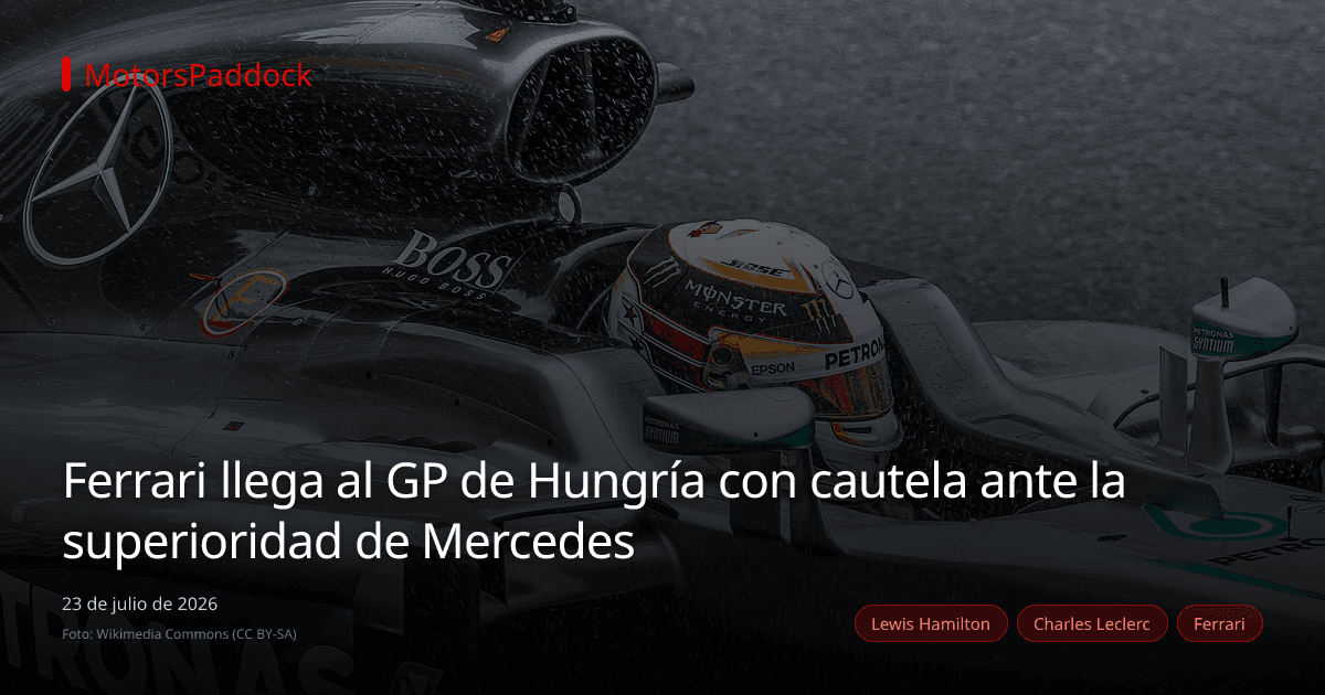 Ferrari llega al GP de Hungría con cautela ante la superioridad de Mercedes
