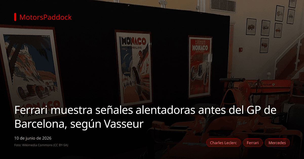 Ferrari muestra señales alentadoras antes del GP de Barcelona, según Vasseur