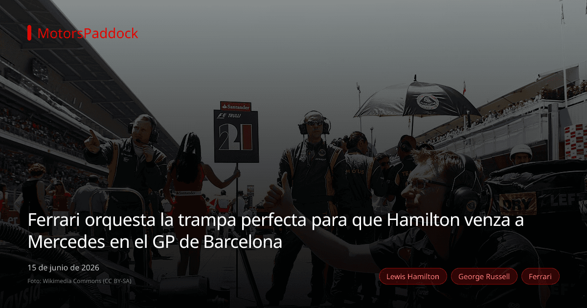 Ferrari orquesta la trampa perfecta para que Hamilton venza a Mercedes en el GP de Barcelona