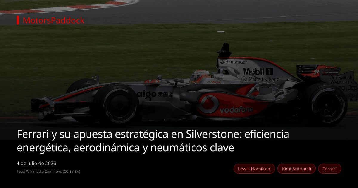Ferrari y su apuesta estratégica en Silverstone: eficiencia energética, aerodinámica y neumáticos clave