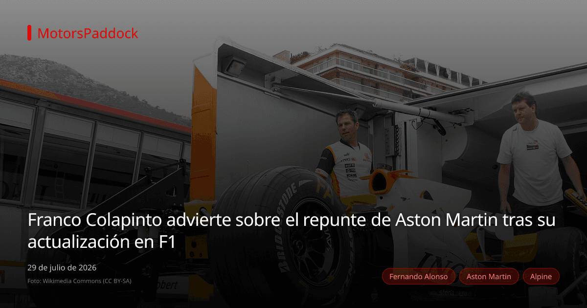 Franco Colapinto advierte sobre el repunte de Aston Martin tras su actualización en F1