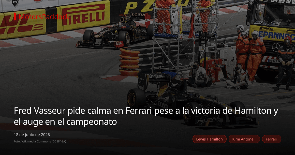 Fred Vasseur pide calma en Ferrari pese a la victoria de Hamilton y el auge en el campeonato
