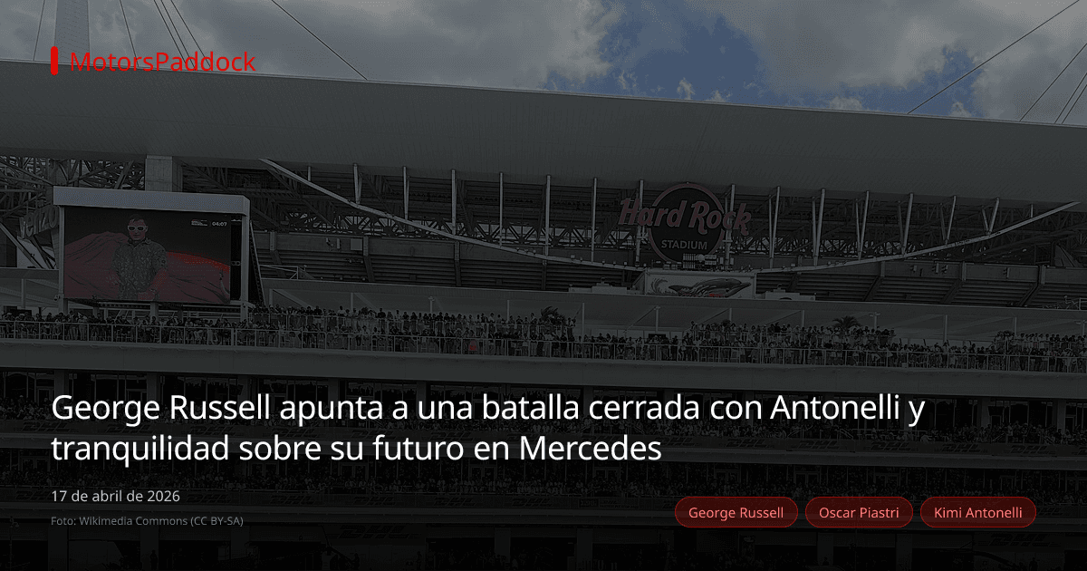 George Russell apunta a una batalla cerrada con Antonelli y tranquilidad sobre su futuro en Mercedes