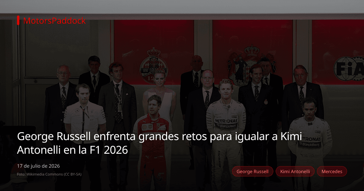 George Russell enfrenta grandes retos para igualar a Kimi Antonelli en la F1 2026