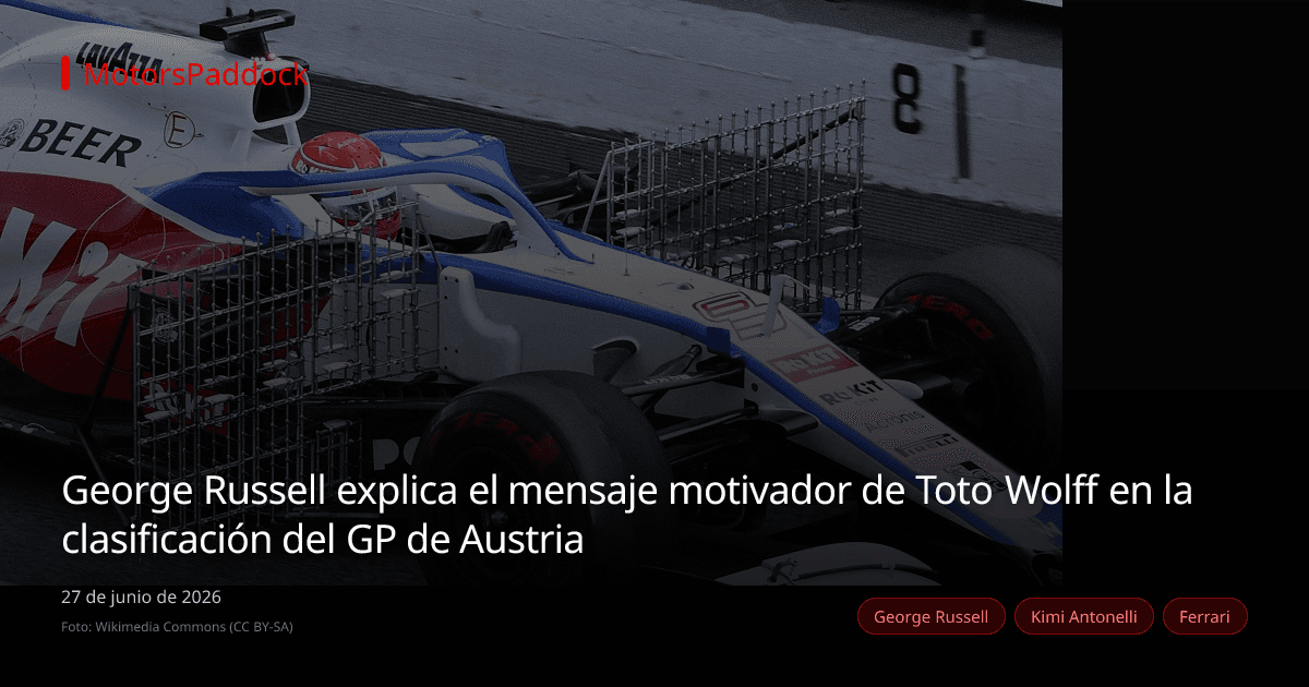 George Russell explica el mensaje motivador de Toto Wolff en la clasificación del GP de Austria