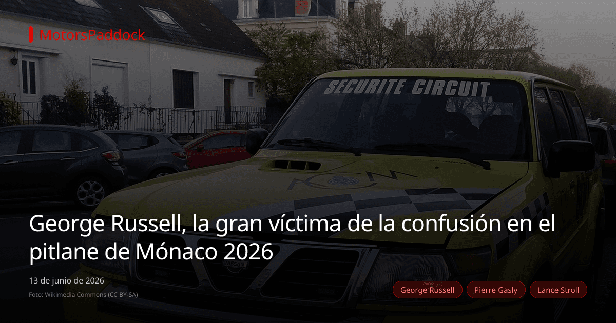 George Russell, la gran víctima de la confusión en el pitlane de Mónaco 2026