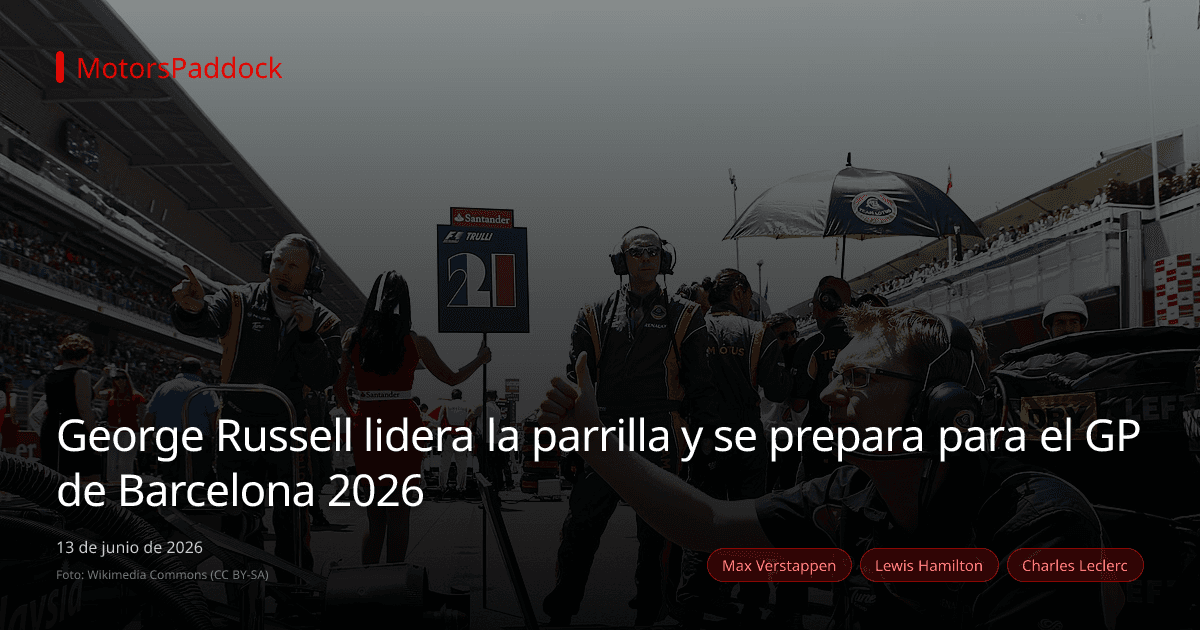 George Russell lidera la parrilla y se prepara para el GP de Barcelona 2026