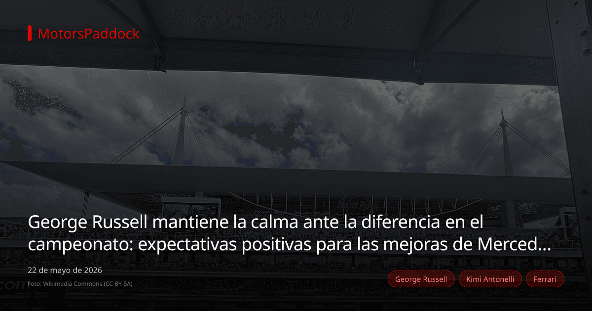 George Russell mantiene la calma ante la diferencia en el campeonato: expectativas positivas para las mejoras de Mercedes