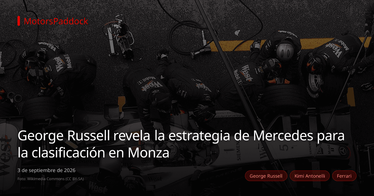 George Russell revela la estrategia de Mercedes para la clasificación en Monza